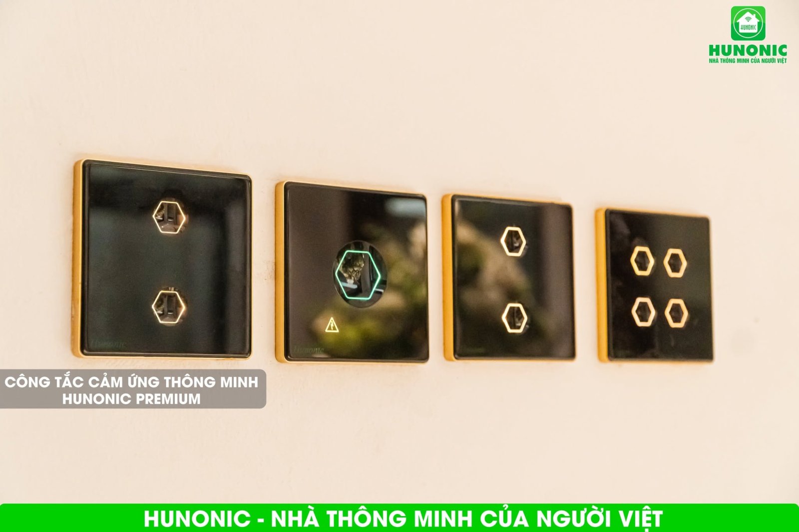 Công Tắc Hunonic BLE Premium Hình Vuông