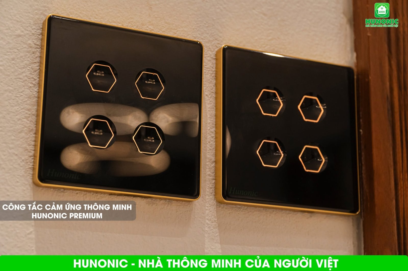 Công Tắc Hunonic BLE Premium Hình Vuông