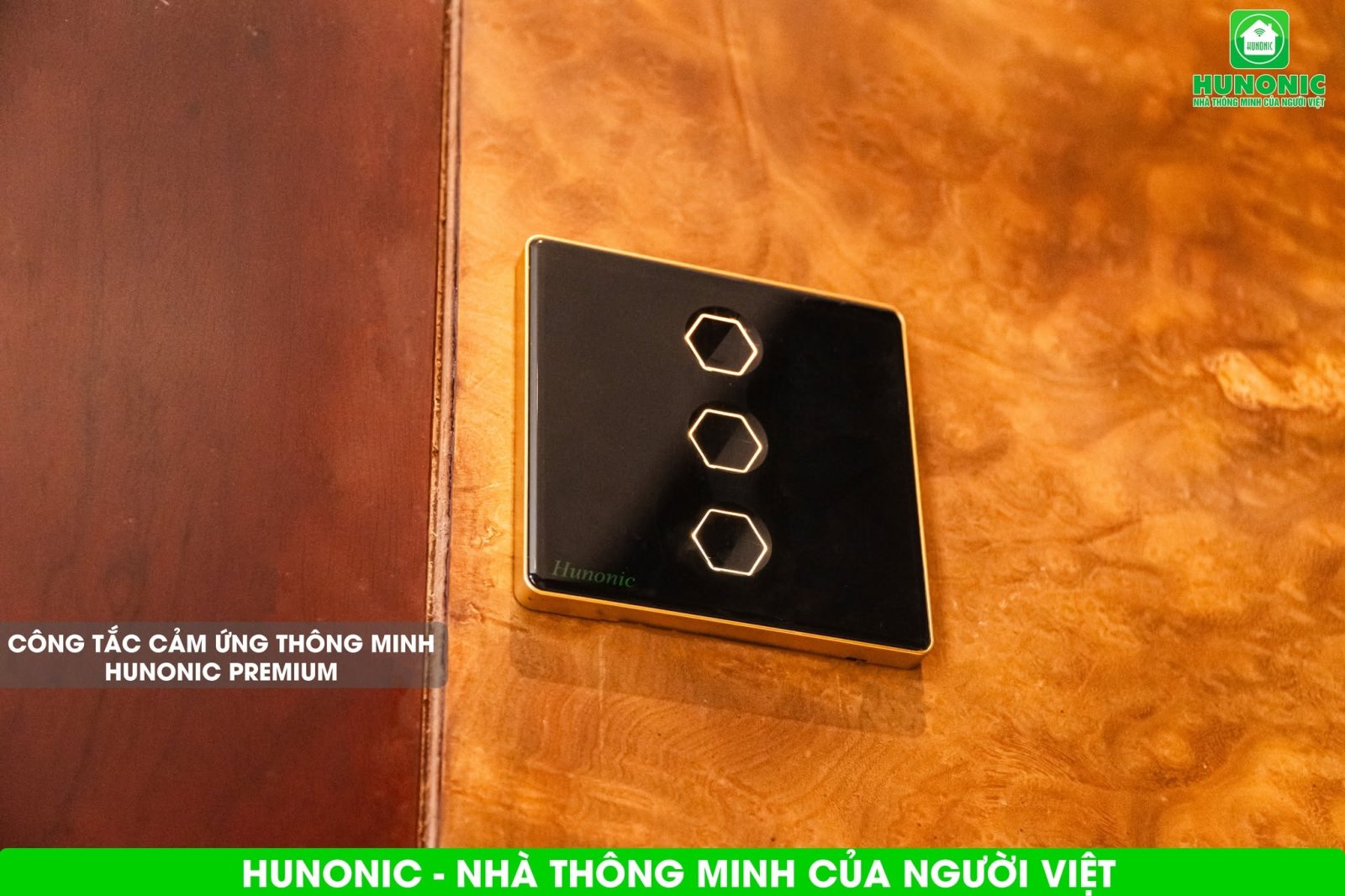 Công Tắc Hunonic BLE Premium Hình Vuông