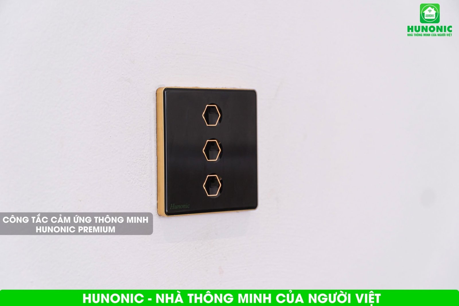 Công Tắc Hunonic BLE Premium Hình Vuông