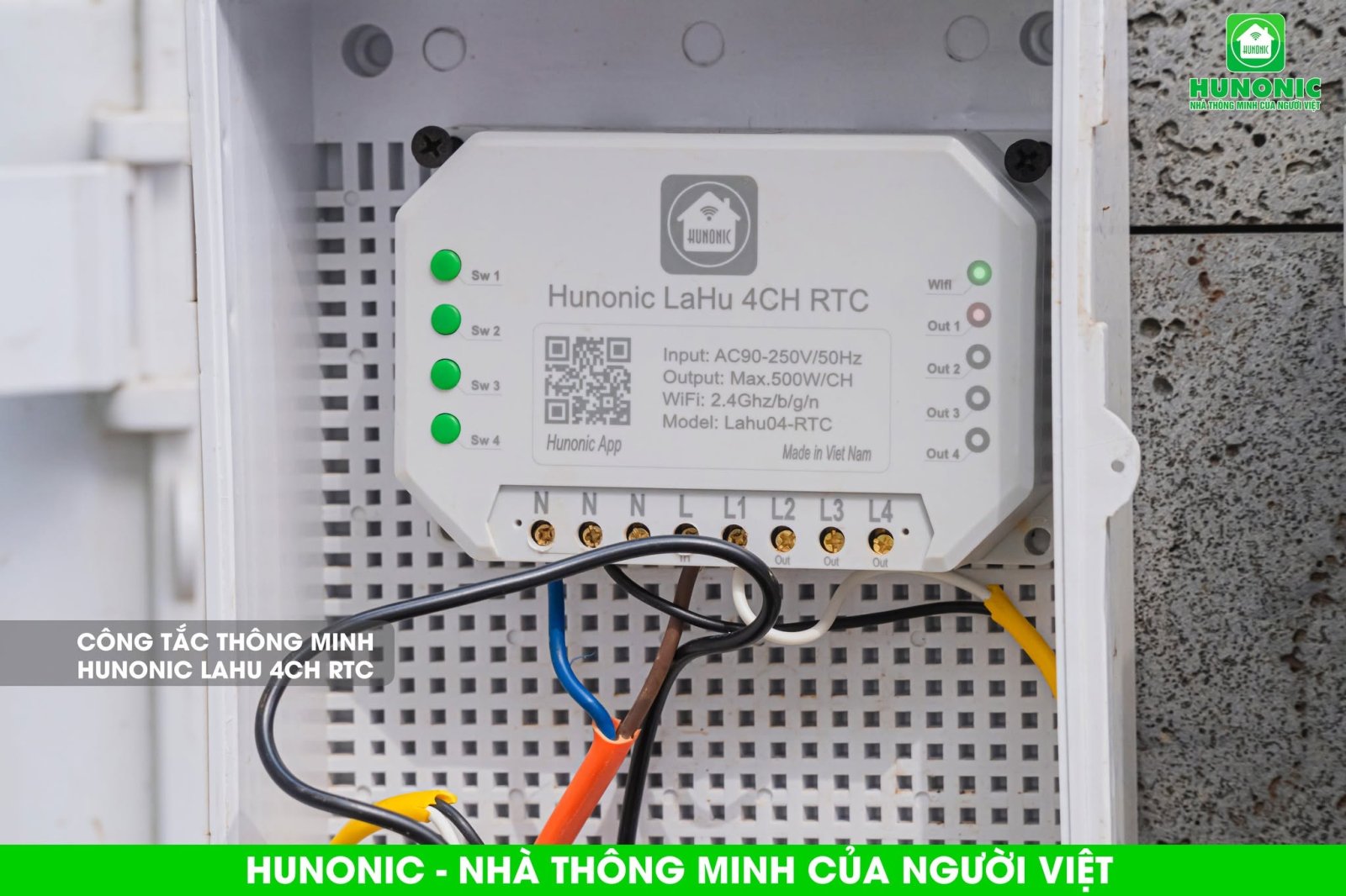 Công Tắc Thông Minh Lahu 04 RTC