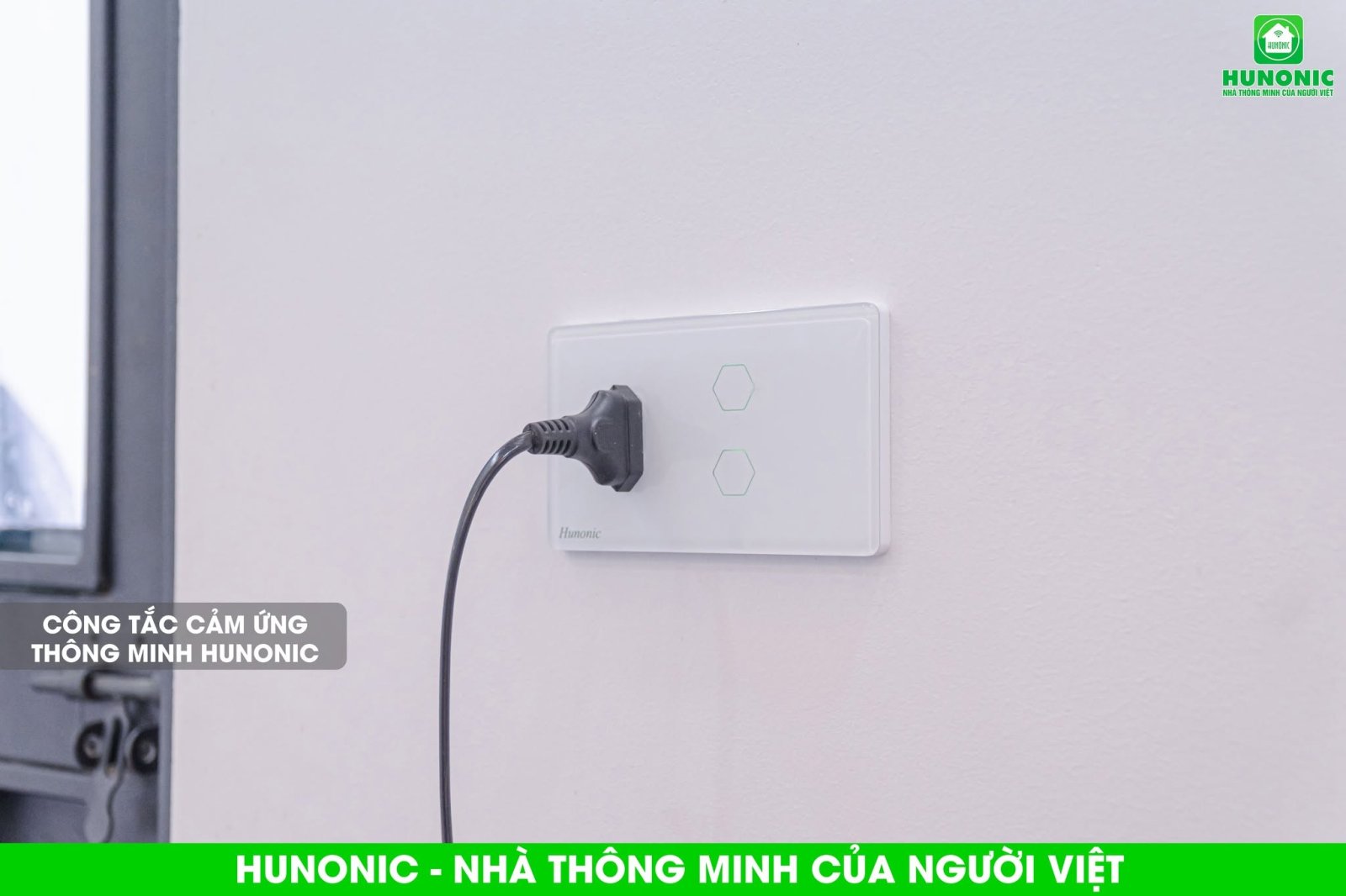 Công Tắc Cảm Ứng Wifi 2in1 Hunonic Datic