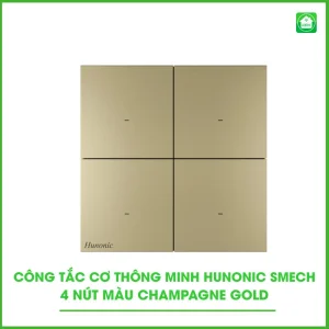 Công Tắc Cơ Thông Minh Hunonic Smech 4 Nút