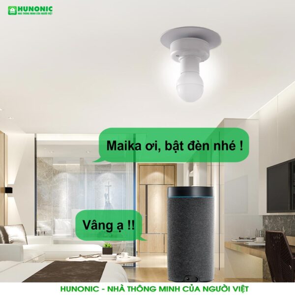 Đui Đèn Thông Minh WiFi Hunonic