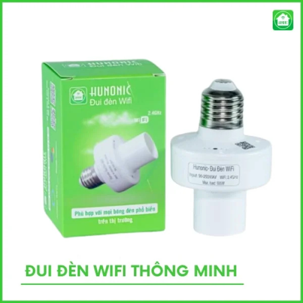 Đui Đèn Thông Minh WiFi Hunonic