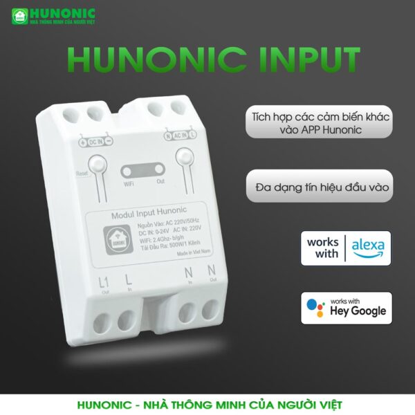 Modul Input DC-AC Wifi Hunonic