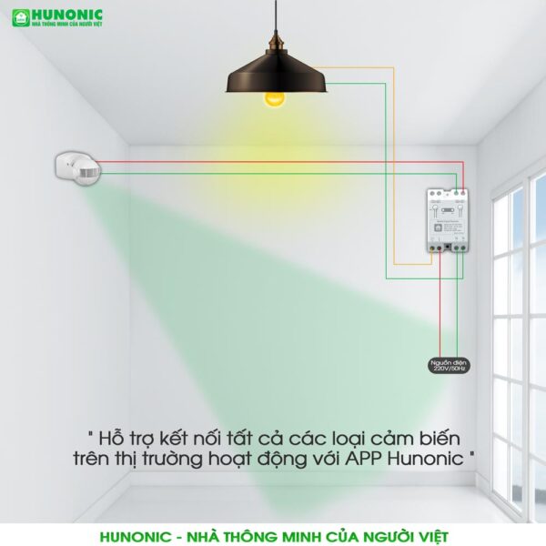 Modul Input DC-AC Wifi Hunonic