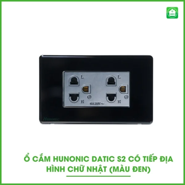 Ổ Cắm Hunonic Datic S2 Có Tiếp Địa