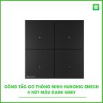 Công Tắc Cơ Thông Minh Hunonic Smech 4 Nút - Ảnh 2