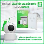 Combo Công Tắc Cửa Cuốn Hunonic Kết Hợp Camera Icat Mini - Ảnh 4