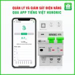 Aptomat Cầu Dao Wifi Thông Minh Đo Năng Lượng Hunonic Notec - Ảnh 3