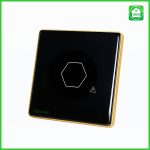 Công Tắc Cảm Ứng Wifi Hunonic HV Viền Vàng Chống Giật