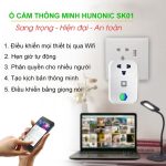 Ổ cắm thông minh wifi Hunonic SK01 Wifi Điều khiển từ xa - Ảnh 3