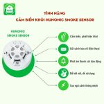 Bộ Cảm Biến Khói Thông Minh Hunonic Smoke Sensor - Ảnh 4