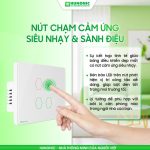 Công Tắc Cảm Ứng 2 Nút Wifi Hunonic Datic - Ảnh 7