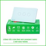 Công Tắc Cảm Ứng 3 Nút Wifi Hunonic Datic