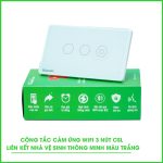 Công Tắc Wifi 3 Nút Liên Kết Nhà Vệ Sinh Thông Minh