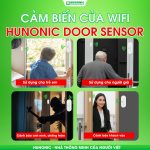 Cảm biến cửa Wifi Hunonic Door Sensor Thế Hệ Mới - Ảnh 2